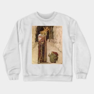 Fairy Prince and Tomten - John Bauer Crewneck Sweatshirt